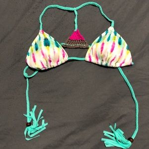 Victoria’s Secret VS Teeny Bikini Top M - Teal